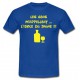 Tee shirt " L'idole du Jaune " Bleu/Jaune