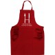 Tablier de cuisine Rugby "Poteaux" Rouge/Blanc