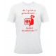 Tee shirt Rugby Humour "Les Sardines" Blanc