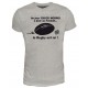 Tee shirt Rugby Humour "Chuck Norris" Football gris 