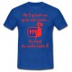 Tee shirt Rugby Humour "Les Sardines" Bleu/Rouge