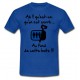 Tee shirt Rugby Humour "Les Sardines" Bleu/Noir
