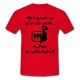 Tee shirt Rugby Humour "Les Sardines" Rouge/Noir