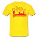 Tee shirt 3ème mi temps "Cartouche" Jaune/Rouge