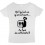 Tee shirt femme 3ème mi-temps "Sardines" Blanc/Noir