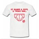 Tee shirt LOL Rugby "Et quand il pète ..." Blanc/Rouge