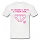 Tee shirt LOL Rugby "Et quand il pète ..." Blanc/Rose fluo