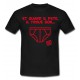 Tee shirt LOL Rugby "Et quand il pète ..." Noir/Rouge