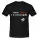 Tee shirt humour "Frit" Noir