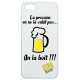 Coque Smartphone "La pression on ne la subit pas, on la boit !!"