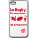 Coque I phone 4 et 4S "Art de vivre" Rouge