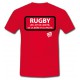 Tee shirt Lol Rugby "Ville Rugby" Rouge