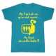 Tee shirt Rugby bébé "Sardines" Turquoise/Jaune