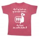 Tee shirt Rugby bébé "Sardines" Rose/Blanc