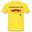 Tee shirt "Movember Rugby Club" Jaune