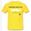 Tee shirt "Movember Rugby Club" Jaune