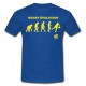 Tee shirt "Rugby Évolution" Bleu