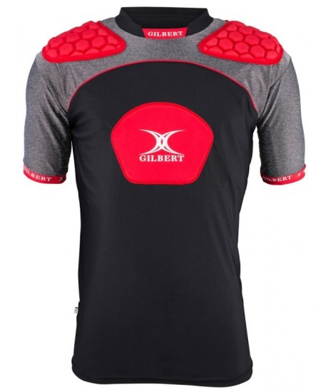 EPAULIERE ENFANT GILBERT ATOMIC V3 NOIR/ROUGE