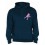 Sweat Capuche Rugby Essentiels Bleu Marine