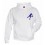 Sweat Capuche Rugby Essentiels Blanc