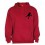 Sweat Capuche Rugby Essentiels Rouge
