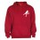 Sweat Capuche Rugby Essentiels Rouge