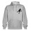 Sweat Capuche Rugby Essentiels Gris