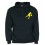 Sweat Capuche Rugby Essentiels Noir