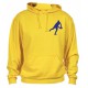 Sweat Capuche Rugby Essentiels Jaune