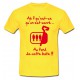 Tee shirt Junior "Sardines" Jaune