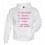 Sweat Capuche "Papa 100 % Rugby" Blanc