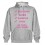 Sweat Capuche "Papa 100 % Rugby" Gris