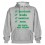 Sweat Capuche "Papa 100 % Rugby" Gris