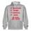 Sweat Capuche "Papa 100 % Rugby" Gris