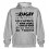 Sweat Capuche Rugby Terroir Gris