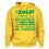 Sweat Capuche Rugby Terroir Jaune