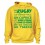 Sweat Capuche Rugby Terroir Jaune