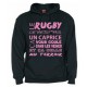 Sweat Capuche Rugby Terroir Noir