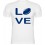 Tee shirt Love Rugby Blanc 