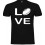 Tee shirt Love Rugby Noir