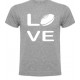 Tee shirt Love Rugby Gris