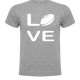 Tee shirt Love Rugby Gris