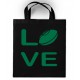 Sac en toile Love Rugby Noir/ Vert 