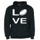 Sweat Love Rugby noir 