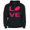 Sweat Love Rugby noir 