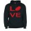 Sweat Love Rugby noir 