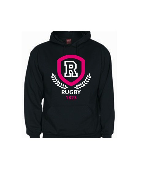 Sweat Rugby Laurier Noir 