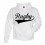 Sweat capuche Rugby Blanc