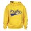 Sweat capuche Rugby Jaune