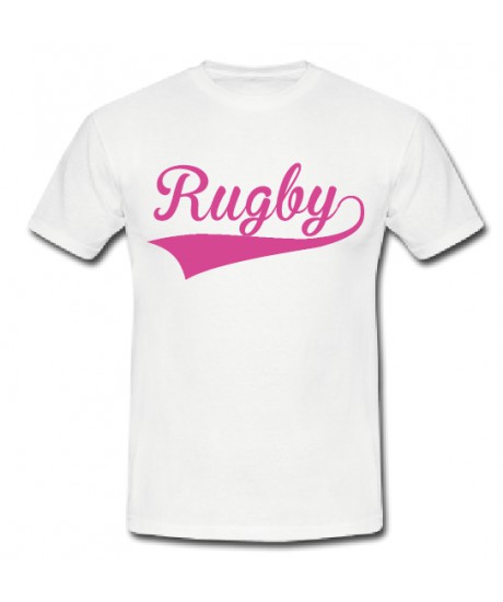 Tee shirt Rugby Blanc